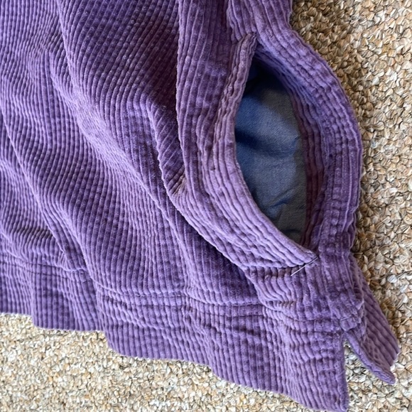 L.L. Bean Women’s Purple Wide Wale Corduroy Shirt Jacket Plus Size 3X - Picture 6 of 12